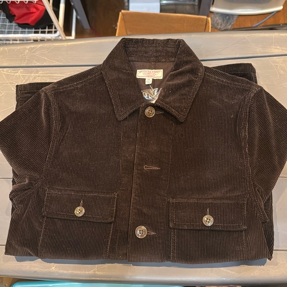 Wallace Barnes Slim-fit chore jacket dark brown corduroy - Picture 3 of 5